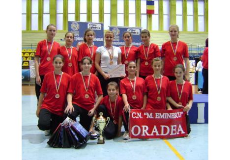 Echipa CS Mihai Eminescu a câştigat medalia de bronz la Turneul Naţional Under 13